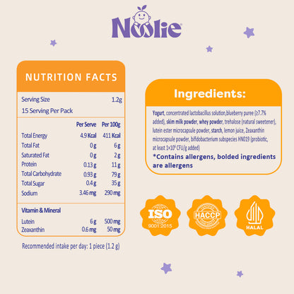 Noolie ® Yogurt Bites with Lutein