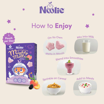Noolie® Mighty Melts, Immunity & Antioxidant Boost for Kids (Dairy-Free)